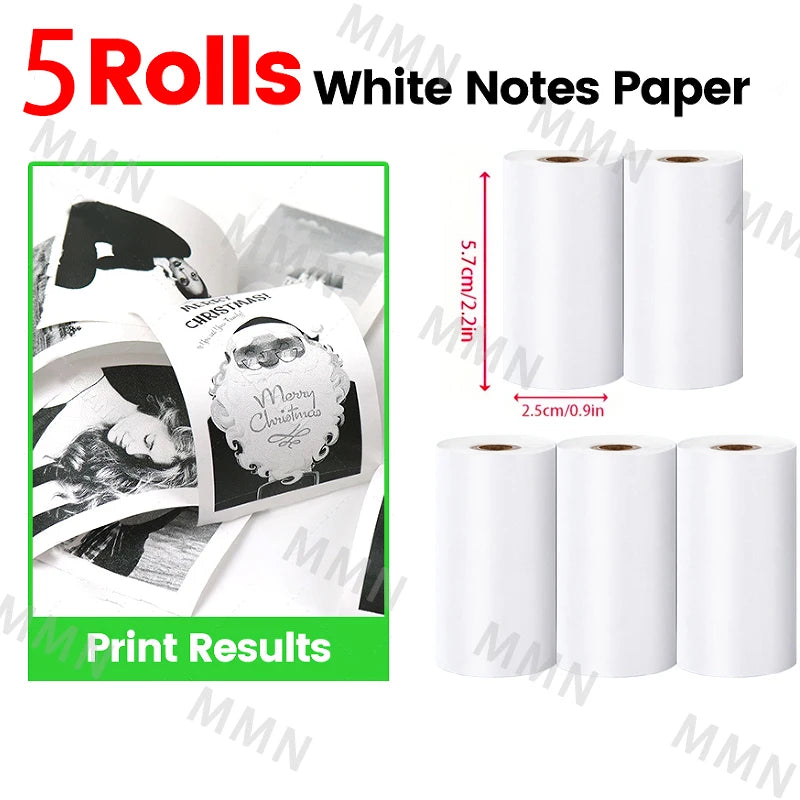 PrintoGo- hermal Printer Photo Pocket Thermal Label Printer 58mm Printing Wireless Bluetooth Android IOS